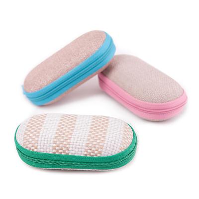 China Lightweight Custom Waterproof Cable Carry Hard Foam EVA Earphone Case With Zipper for sale