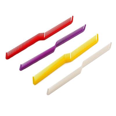 China Custom Logo Wholesale Plastic Oil Barber Hair Straightener Anti-Static Comb Eco-friendly Waterproof Hair Styling for sale