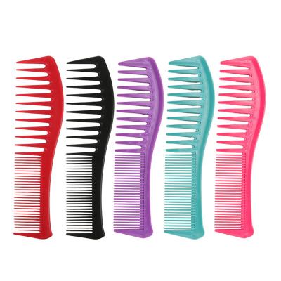 China For Commercial Factory Directly Double Head Dense Teeth Flat Comb Hairstyle Big Teeth Oil Head Wide Teeth Detangling Combs for sale