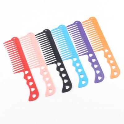 China For Home Wholesale Cutting Comb Hairdressing Use Professional Haircut Comb With Anti-static Flat Head Wide Tooth Haircut Comb for sale