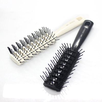 China Waterproof Professional Hairdressing Tools Women Salon Massage Plastic Curly Hair Brush For Hair for sale