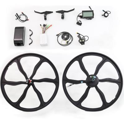 China Rear Wheel Electric Bike Kit 36v 48v 250w 350w 500w 750w Electric Bike Kit 26inch Mtb Dirt Ebike 20