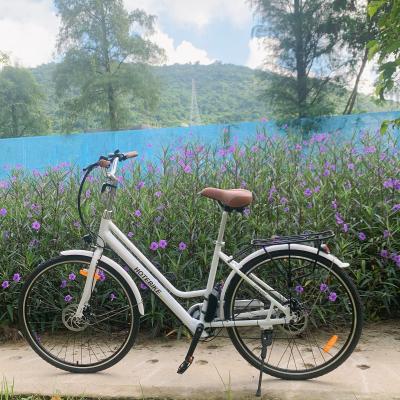 China The Cheapest Aluminum Alloy 28 Inch City ebike 36V 250W 350W 500W City ebike single/7 speed electric bicycle for sale