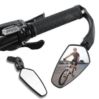 China 360 Degrees Rotate Mountain Bike Bicycle Accessories Handlebar Mirror 360*3.5cm Cycling Wide Angle 10.0cm*7.5cm for sale