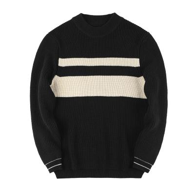 China Custom Made Long Sleeve Knitted Crew Neck Anti Shrink Long Sleeve Plus Size Men's Sweaters for sale