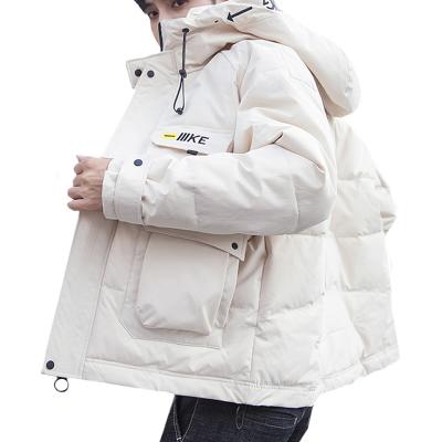 China Sustainable OEM Customized Men Winter Hoodies Outwear Outdoor Warm Padded Windproof Jacket for sale