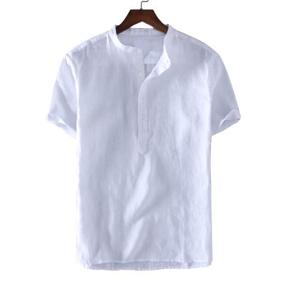 China OEM Anti-pilling Canvas Top Casual Half Sleeve Men's Shirt Short Sleeve for sale