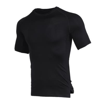 China Latest OEM Designs Polyester Anti Shrink T Shirt Mens Slim Fit Running Logo Mens T Shirts Custom for sale