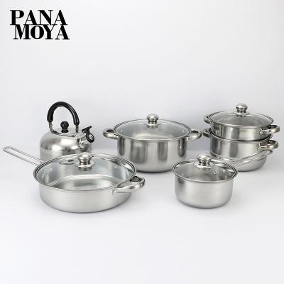 China 10pcs Sustainable Cooking Pot Set, Kitchen Cooker Set, Soup Pot Stove Kettle Set for sale