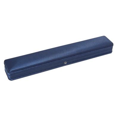 China BR-37 plastic blue slim bracelet box - [NAM WAH] custom logo - deluxe - push button for sale