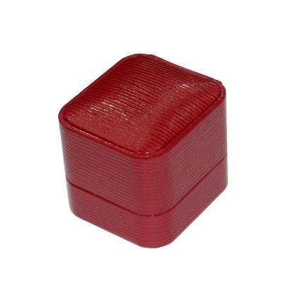 China Small CP02 Leatherette Tarpaulin Paper Jewelry Box - Ring or Pendant or Earring for sale