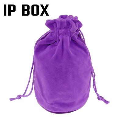 China Cotton Jewelry Bag Velvet Jewelry Pouch Drawstring for sale