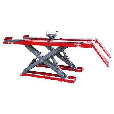 China Maintanence Automatic Pulley Scissor Lift NB-L1557 Ultra Thin Car Lift for sale