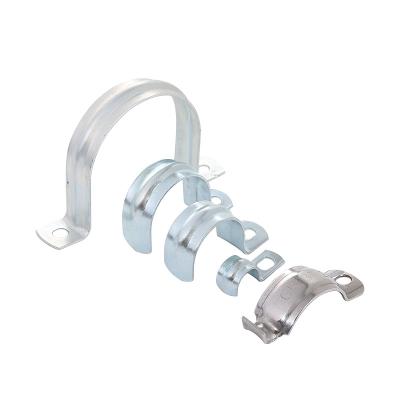 China High Quality Galvanized PVC Pipe Stainless Steel U Type Pipe Clamps Stainless Steel Saddles And Flange for sale