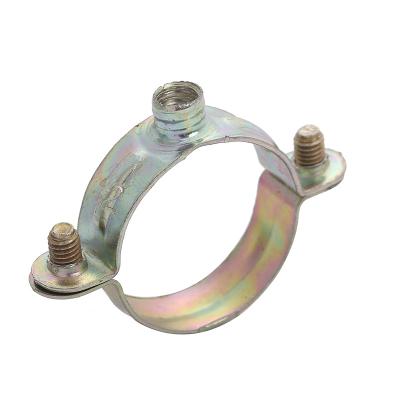 China M7 Pipe Clamps Pipe Clamps Rubber Low Power Greenhouse Galvanized Pipe Fittings Pipe Clamp High Quality Color for sale