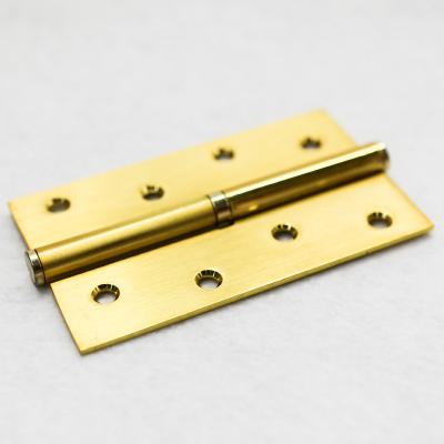 China High Quality Iron Gold Plated Door Hinge With Eight Holes for sale