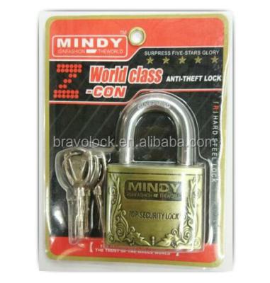 China Mindy Heavy Duty Zinc Alloy Padlock with Atom Keys 40MM-70MM for sale