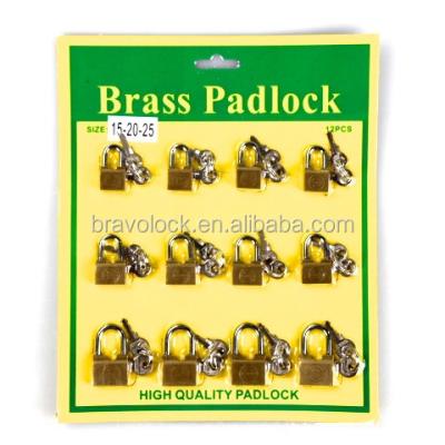 China Good quality brass brass padlock set for sale