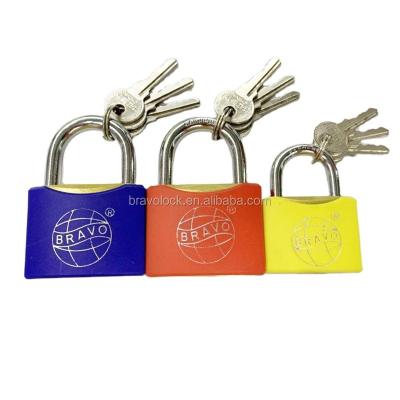 China Most Popular New Lock Cated Plastic Padlock For Nigerian Market 2021 30MM-70MM for sale