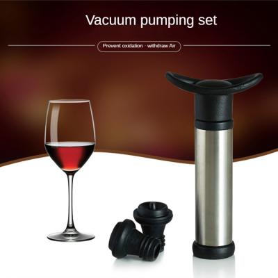 China Eco-friendly Reusable Direct Plug Stainless Steel Factory Stocked Luxury Wine Vacuum Pump 13H 2 for sale