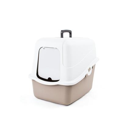 China Factory Price Low Price Direct Cat Clean Up Products Large Space Cat Toilet Box Cat Litter Box Sandboxg Viable for sale