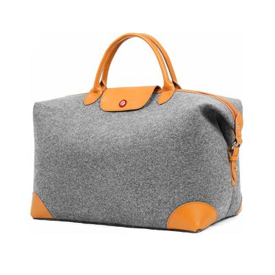 China Normcore / Minimalist Large Size Felt Classic Luggage Bag Travel Tote for sale