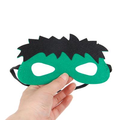 China Wholesale High Quality Cheap Eco-friendly OEM Halloween Kid Felt Animal Mask For Kids Party for sale