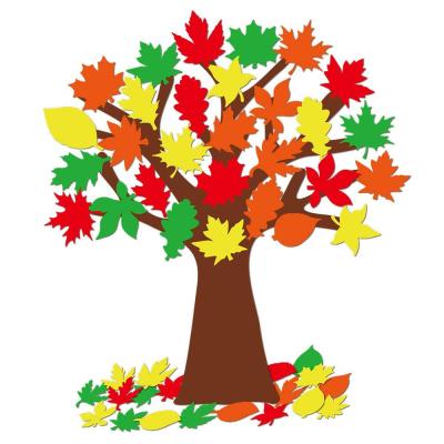 China Kids Thanksgiving Day Fall Tree Disposable Christmas Felt Crafts Set Supplies for sale