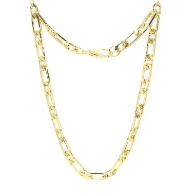 China New Designs OEM CLASSIC 925 18K Gold Plated Jewelry Adjustable Gold Rhodium Plated Hip Hop Length Cuban Chain Necklace For Men for sale