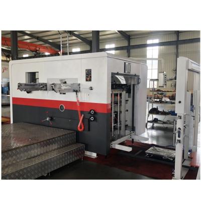 China 380V platbed die cutter kartonnen doos gegolfde semi-automatische die cutting machine Te koop