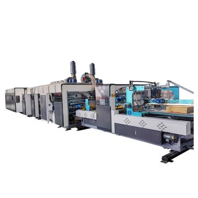 China 400mm Printing Machine with Slotting Die-Cutting Folding Gluing and Stripping System for sale