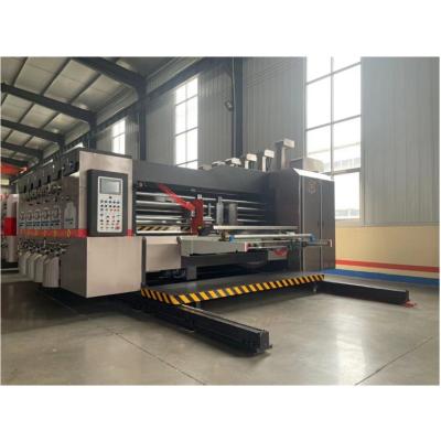 China Automatic speed Flexo Printing Slotting Die-cutting Machine for Your Production Line for sale