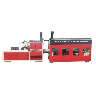 China 12mm Corrugated Box Machine with Flexo Printer Slotter Die Cutter Folder Gluer Inline for sale