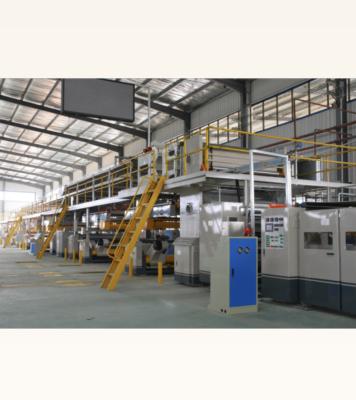 China Produce Corrugated Paperboard With Fully Automatic 3 5 7 Ply Production Line for sale