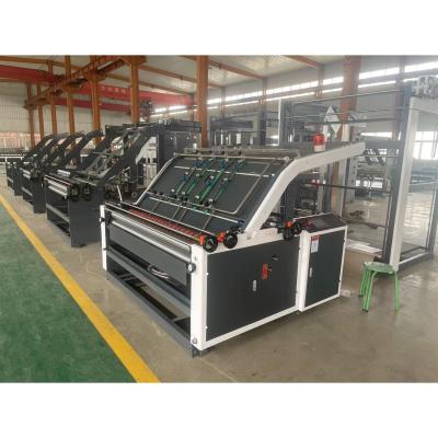 China Semi-automatische fluit papierplaten lamineren machine met 3 kW vermogen en film verpakking type Te koop