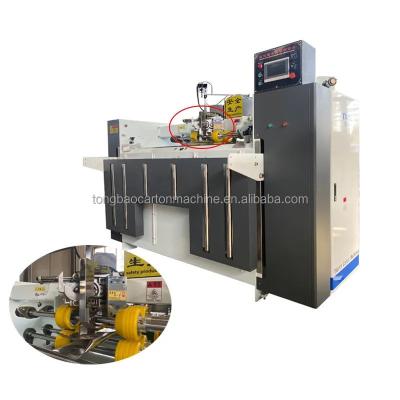 China Paperboard Nail Single Piece Stitcher Paper Box Stapling Machine for Corrugated Boxes for sale