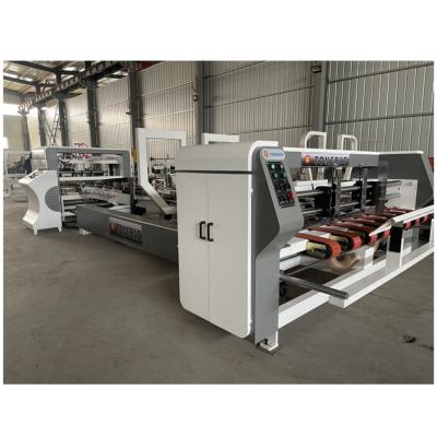 China Electric Driven Full Automatic Carton Folder Gluer Machine for Lock Bottom Boxes for sale