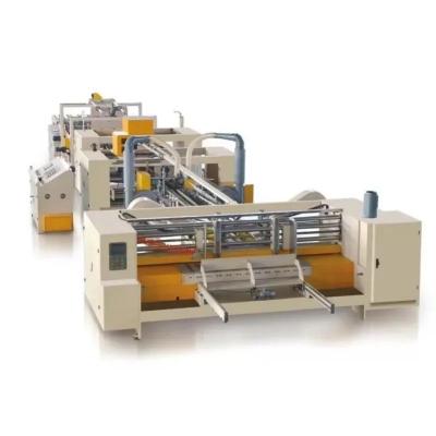 China Electric Driven Corrugated Paper Carton Box Folding Gluing Nailing Stitching Machine for sale