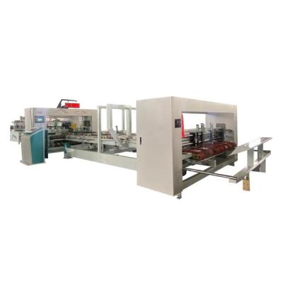 China Automatic Gluer And Stitching Folder Stapling And Bonding Machine For Carton Paperboard for sale