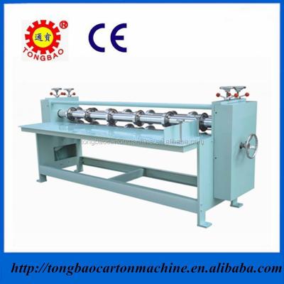 China Corrugated Board Slitter And Scorer With Plastic Packaging Material For Paper Rolling for sale