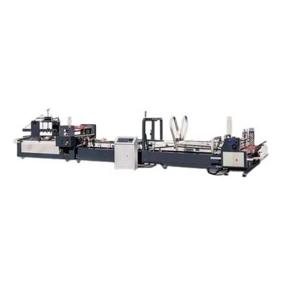 China Automatic Grade Automatic Carton Box Folding Gluing Machine for Corrugated Cardboard for sale