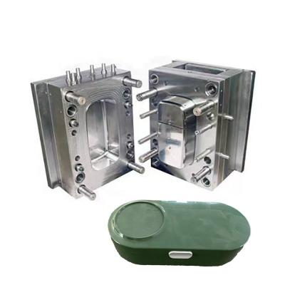 China 500 Custom Design Precision Mold Maker Box Mold Handle Basket Plastic Injection Mold for sale