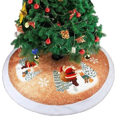 China Morden 98cm Christmas Decorations Christmas Tree Borders/Christmas Home Decorations New Year Decorations Fur Covers for sale