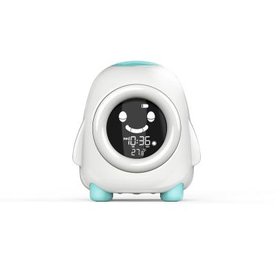 China Antique Style Best Sell Digital Kids Sleep Trainer Penguin Clock for Baby Room Deco for sale