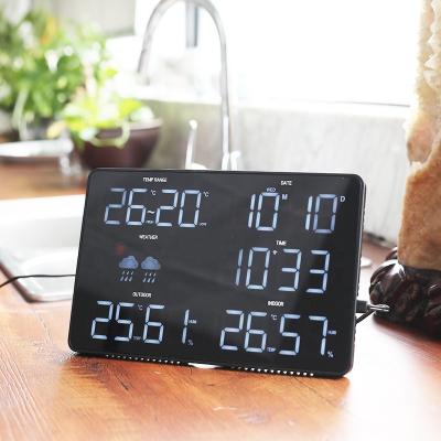 China Wifi Weather Station Manufacturer Direct Supply OEM/ODM Good Quality Professional Wifi Weather Station Wireless Clock for sale