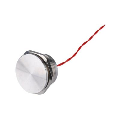 China Stainless Steel Metal Round 24V Momentary Non-illuminated Underwater Push Button IP68 Sealed 30mm Piezo Switch for sale