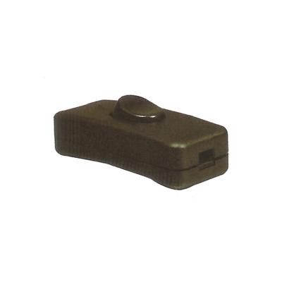 China KCD5-303 AC250V 2A Black On/Off Plastic ON Button In Line Cord Rocker Switch for sale