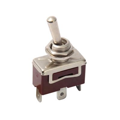 China Heavy Duty Metal 3 Way SPDT Control ON ON Latching 15A 3Pins Auto Switch Toggle for sale