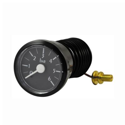 China Plastic Boiler 40mm Boiler Pressure Gauge Capillary Pressure Gauge Boiler Indicator for sale