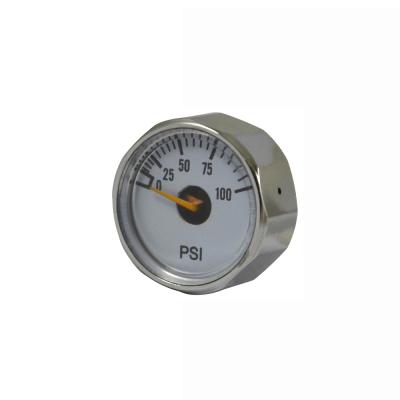 China 300bar 25mm Mini 25mm Tank Pressure Gauge Small Pressure Gauge for sale